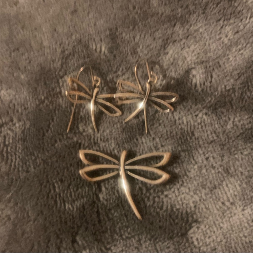 James Avery dragonfly set